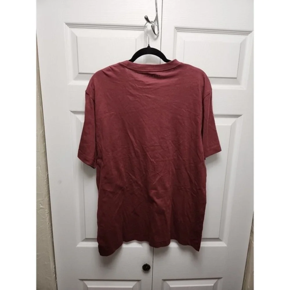 True Religion Shirt Men's 2XL Crimson‎ Tee Casual Cotton